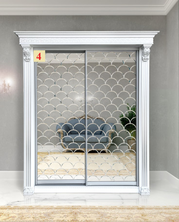 Шкаф-купе «Классик» 2-дверный, 1430х2400х770   