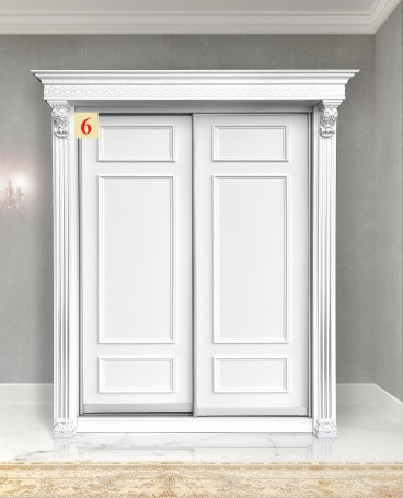 Шкаф-купе «Классик» 2-дверный, 1430х2400х770   
